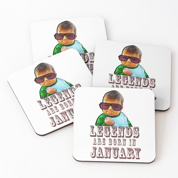 Item preview, Legends are born in January designed and sold by Nikmay Design.