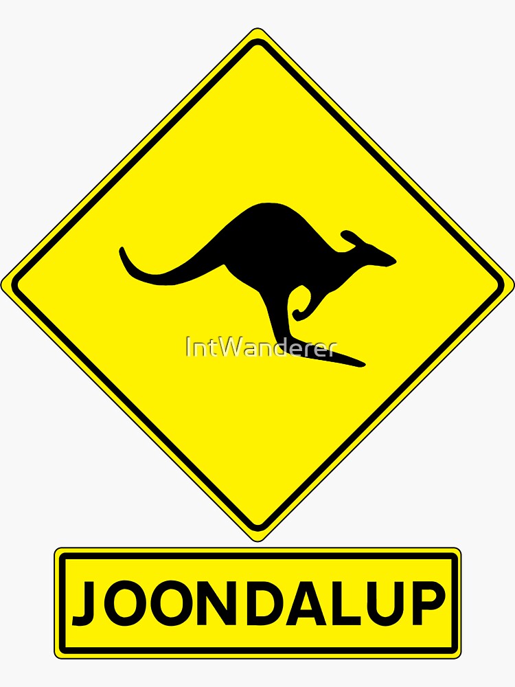 "Joondalup, Western Australia Roos!" Sticker for Sale by NewNomads Redbubble