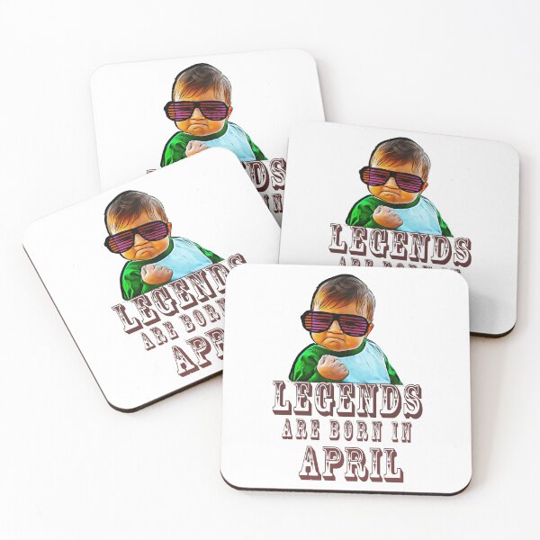 Item preview, Legends are born in April designed and sold by Nikmay Design.