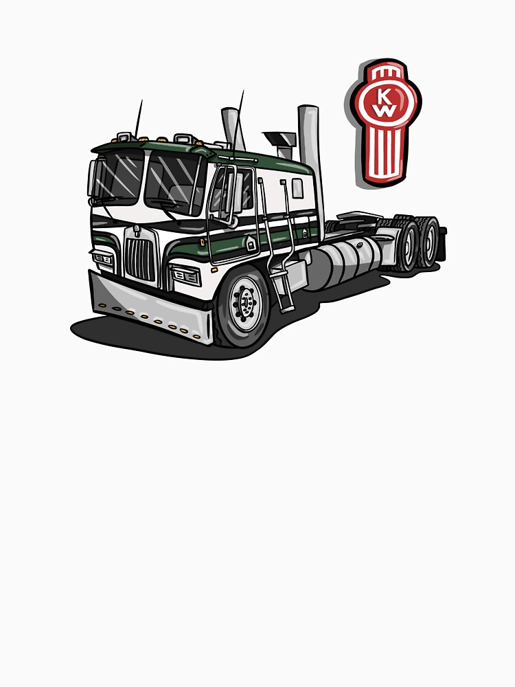 T-shirt Ou Sweat à Capuche Kenworth Cabover - Pour Les Passionnés De Camions