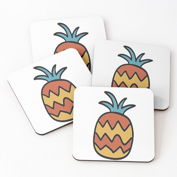 Item preview, Pineapple cartoon, Hawaian fruit, Hawai, Welcome, pineapple tree, Yellow fruit designed and sold by Nostrathomas66.