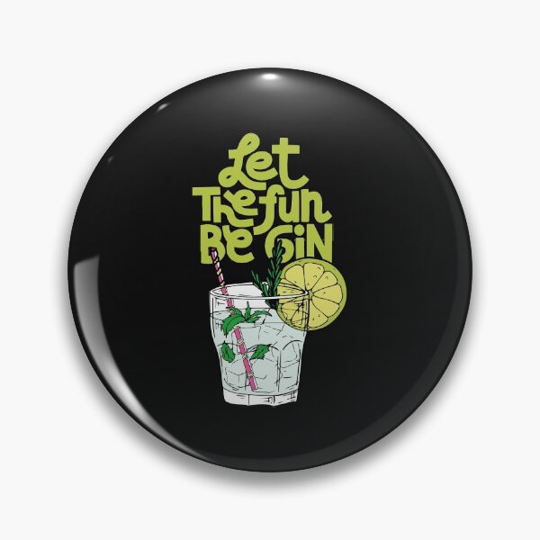 Item preview, Let The Fun Be Gin Funny Gin Tonic Love Alcohol Party designed and sold by SeleneFrances.