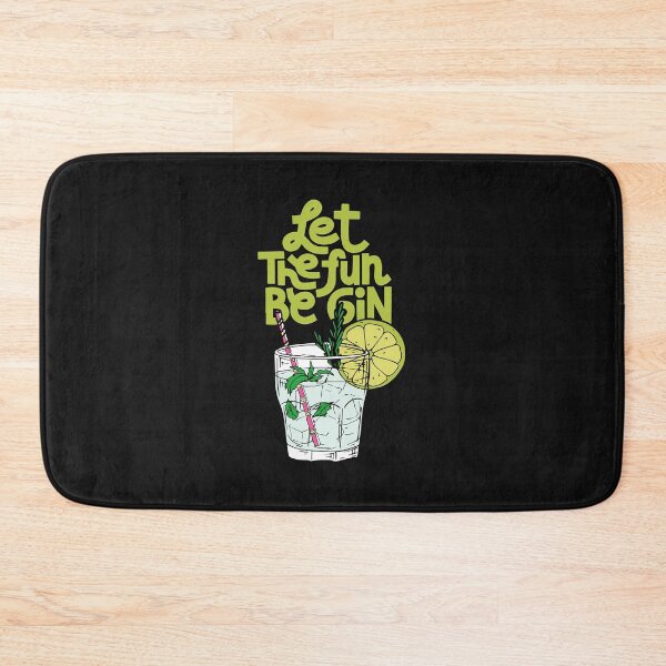 Item preview, Let The Fun Be Gin Funny Gin Tonic Love Alcohol Party designed and sold by SeleneFrances.