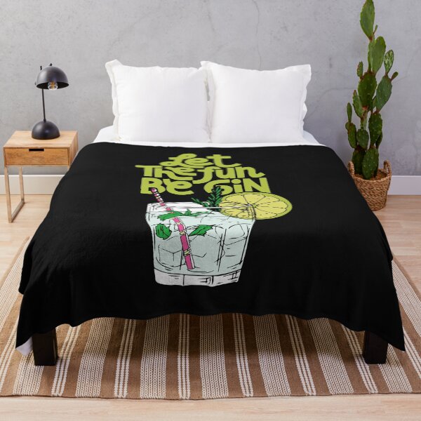 Item preview, Let The Fun Be Gin Funny Gin Tonic Love Alcohol Party designed and sold by SeleneFrances.