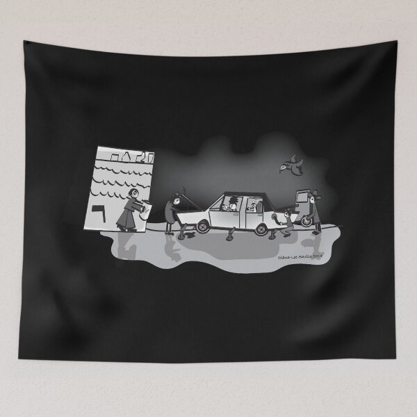 Item preview, Retro Zombie Garage  designed and sold by Diana-Lee Saville.