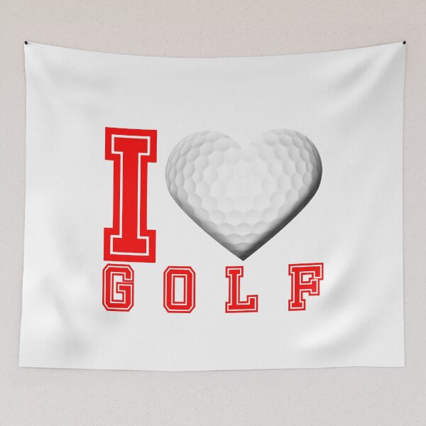 Item preview, I Love Heart Golf designed and sold by iheartsport.