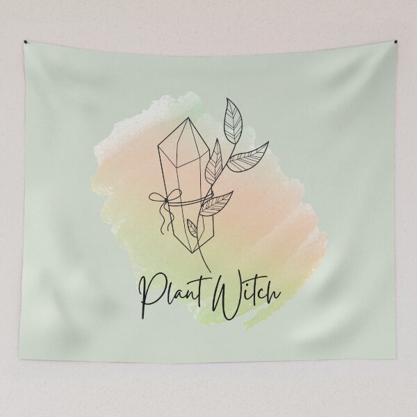 Item preview, Plant Witch - Crystals and Plants  designed and sold by erinbookdragon.