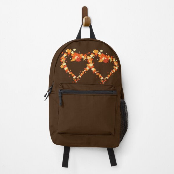 Item preview, Autumn leaves pattern through hearts -  Autumn leaves detail pattern - Autumn leaves pattern orange designed and sold by Amalzaki.
