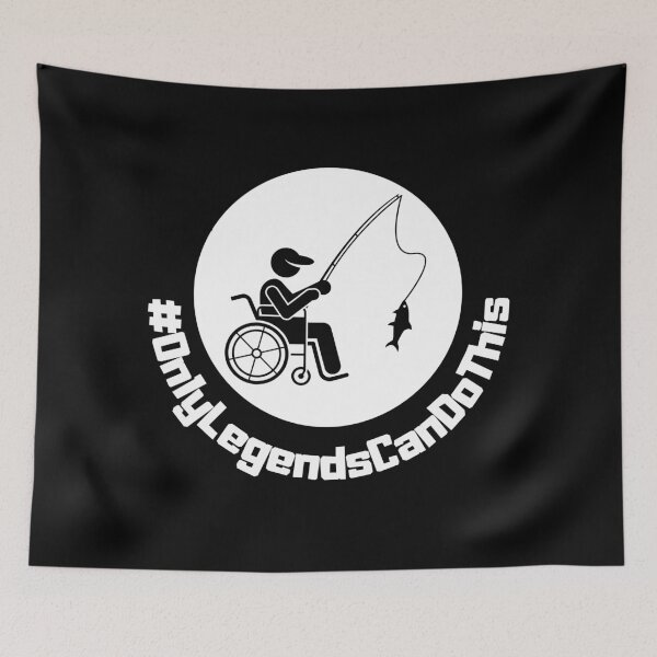 Item preview, Born To Be A Fishing Legend designed and sold by Hashtagzzz.