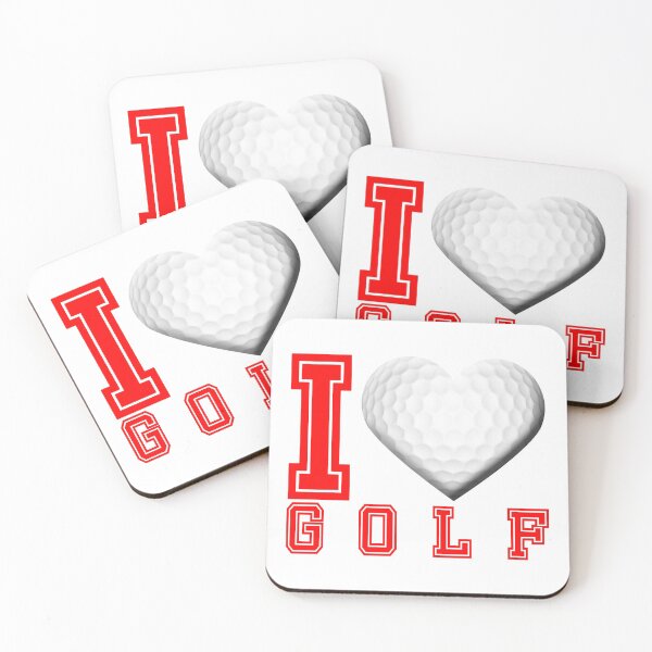 Item preview, I Love Heart Golf designed and sold by iheartsport.