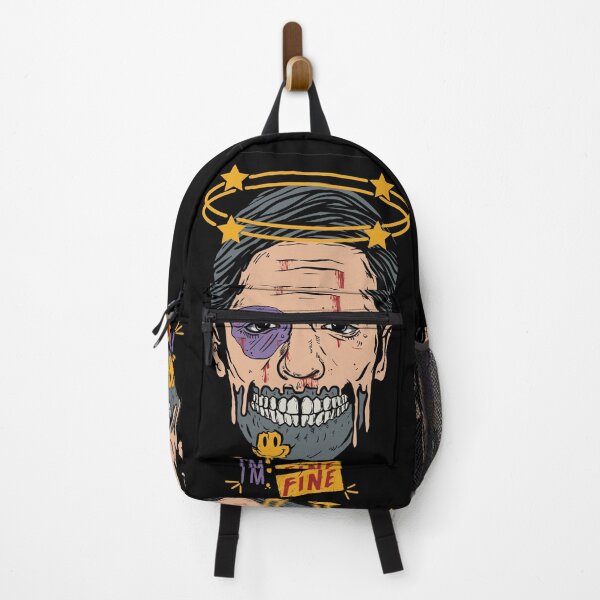 Item preview, Men Face Half Skull Illustration designed and sold by Peekonet.