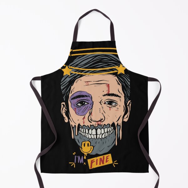 Item preview, Men Face Half Skull Illustration designed and sold by Peekonet.