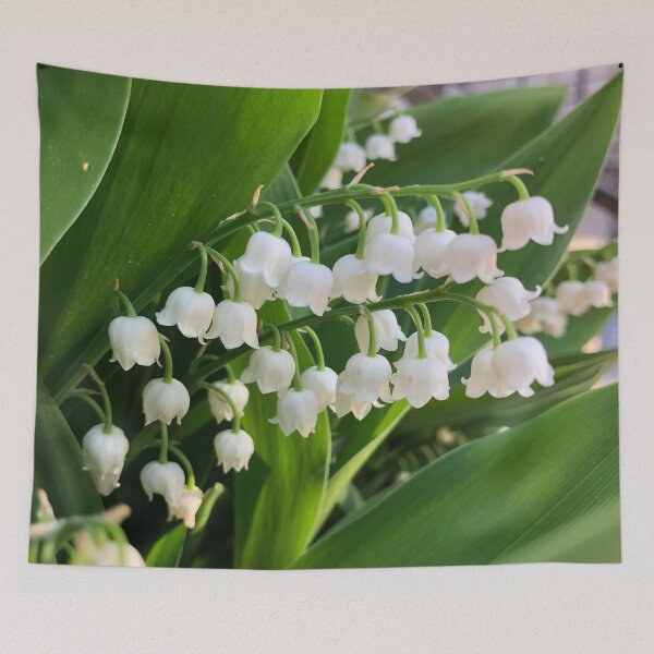Item preview, White May Lily of the Valley Bell Flowers designed and sold by HppyStrngHelthy.