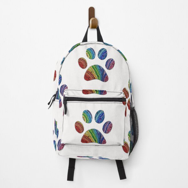 Item preview, Dog paw color dot painting Art designed and sold by WaveOcean123.