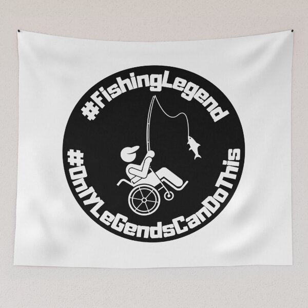 Item preview, Born To Be A Fishing Legend designed and sold by Hashtagzzz.