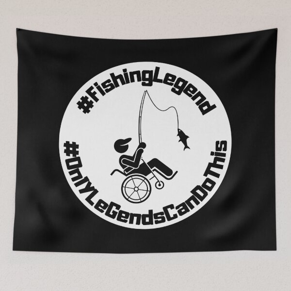 Item preview, Born To Be A Fishing Legend  designed and sold by Hashtagzzz.