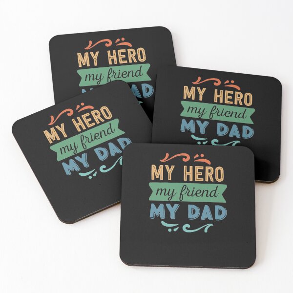 Item preview, My Hero My Friend My Dad Funny Father's Day  designed and sold by Slappy36.