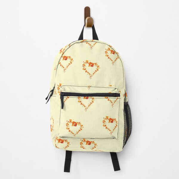 Item preview, Autumn leaves pattern through hearts -  Autumn leaves detail pattern - Autumn leaves pattern orange designed and sold by Amalzaki.