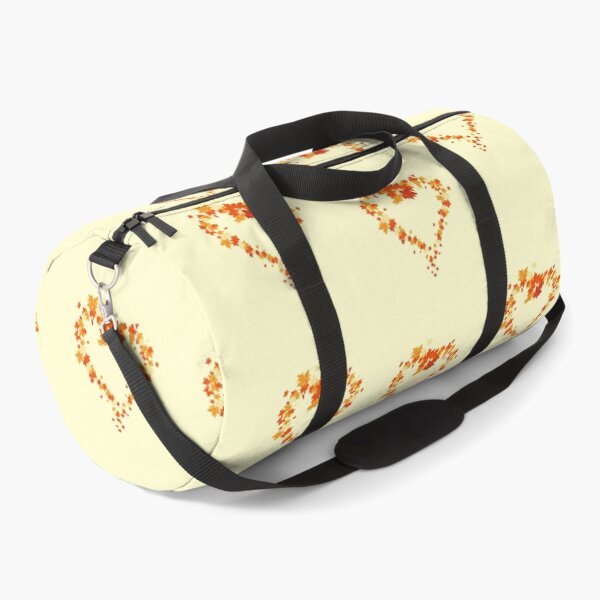 Item preview, Autumn leaves pattern through hearts -  Autumn leaves detail pattern - Autumn leaves pattern orange designed and sold by Amalzaki.