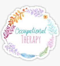 Occupational Therapy Wreath Sticker