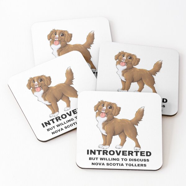 Item preview, Introverted But Willing To Discuss Nova Scotia Tollers designed and sold by caseysketches.