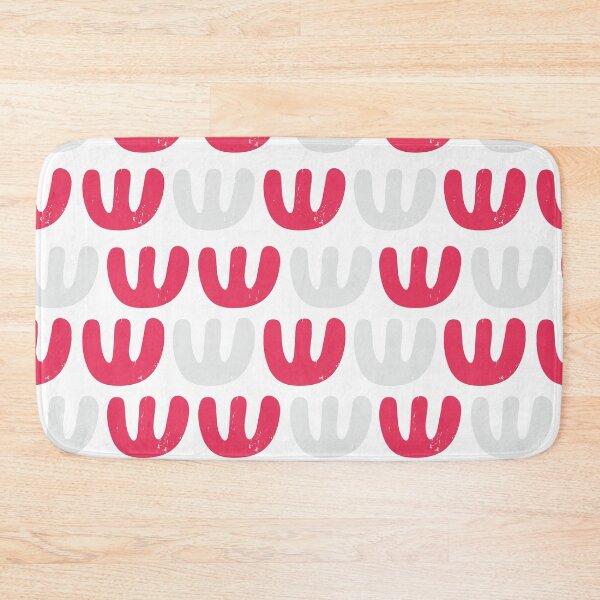 Item preview, E shape red and grey pattern in transparent background  designed and sold by smartcircle.