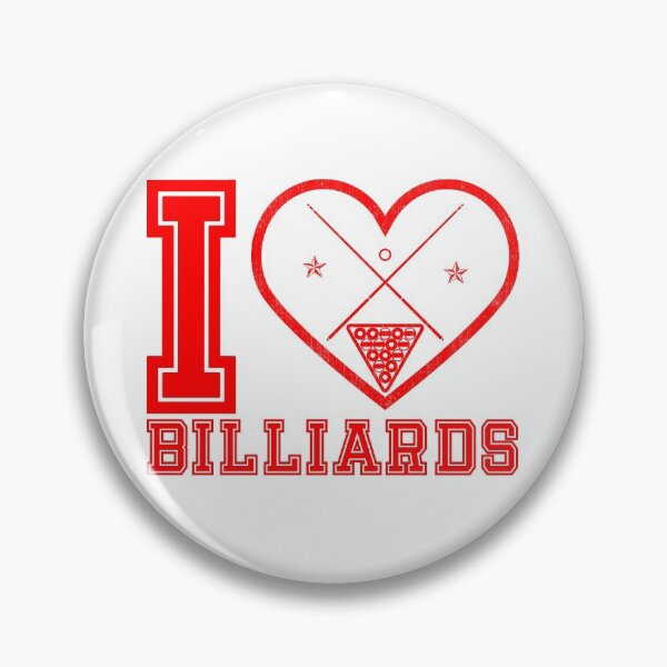 Item preview, I Love Heart Billiards Vintage Grunge designed and sold by iheartsport.
