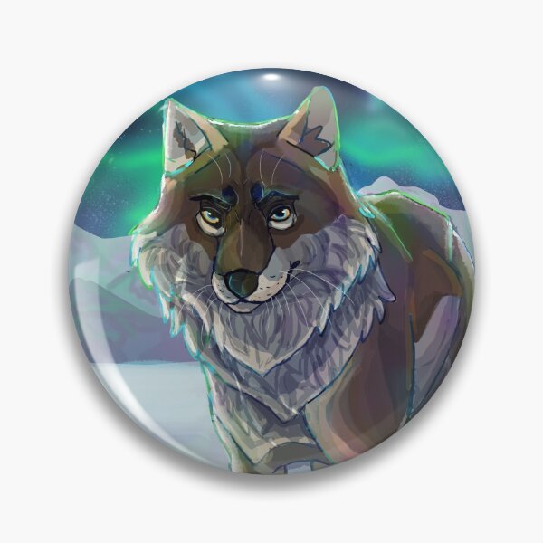 Item preview, Northern lights wolf designed and sold by Blaspur.