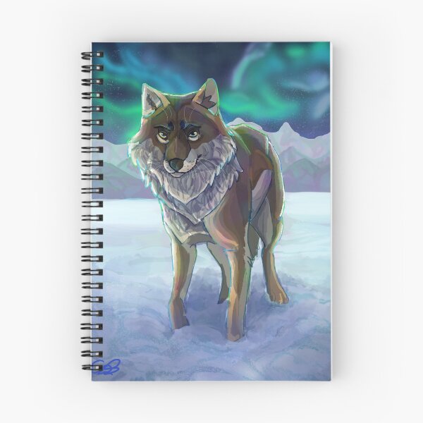 Item preview, Northern lights wolf designed and sold by Blaspur.