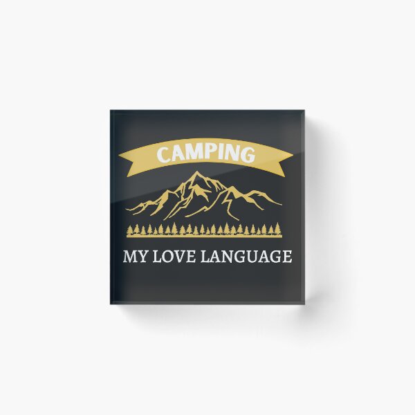 Item preview, Camping is My Love Language designed and sold by OliOuterBrands.