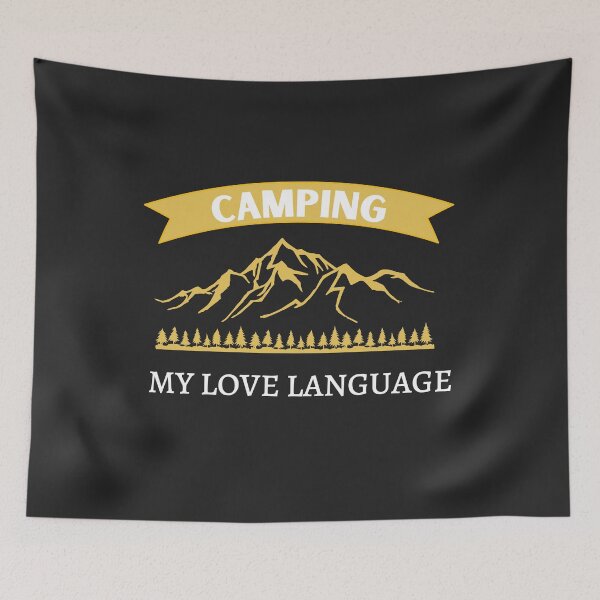 Item preview, Camping is My Love Language designed and sold by OliOuterBrands.