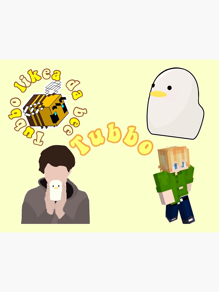 Tubbo sticker with Michael | Dream Smp Fanart | Art Board Print