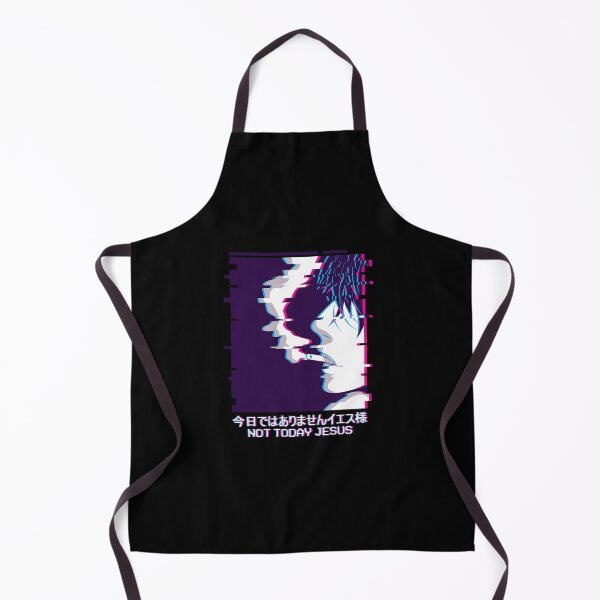 Item preview, Not Today Jesus Smoking Anime Boy Vaporwave designed and sold by KayteOsaki93.