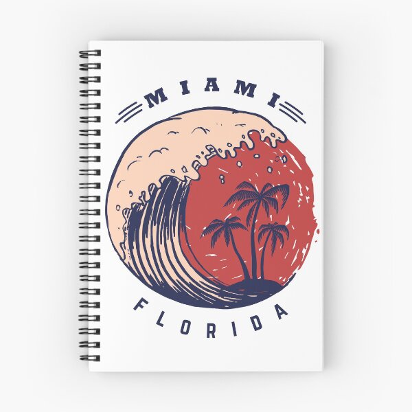 Item preview, Miami Poster Template with Lettering Palms Image designed and sold by Peekonet.