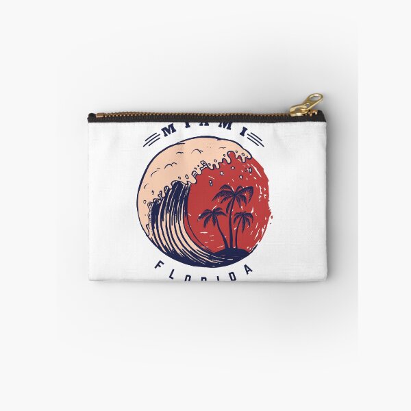 Item preview, Miami Poster Template with Lettering Palms Image designed and sold by Peekonet.