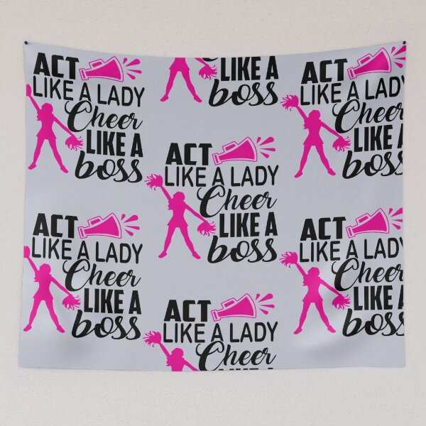 Item preview, Act Like A Lady Cheer Like A Boss designed and sold by TechnoNationSho.