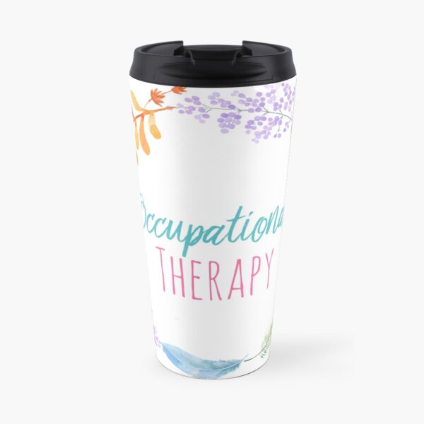 Corona de terapia ocupacional Taza de viaje