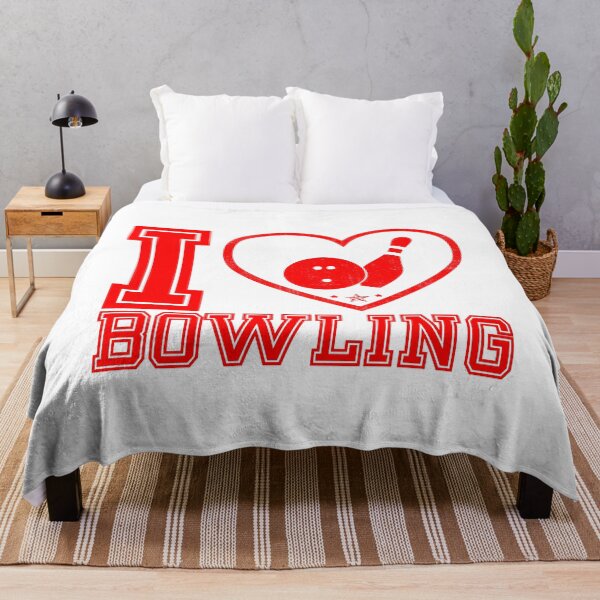 Item preview, I Love Heart Ten Pin Bowling Vintage Grunge #1 designed and sold by iheartsport.