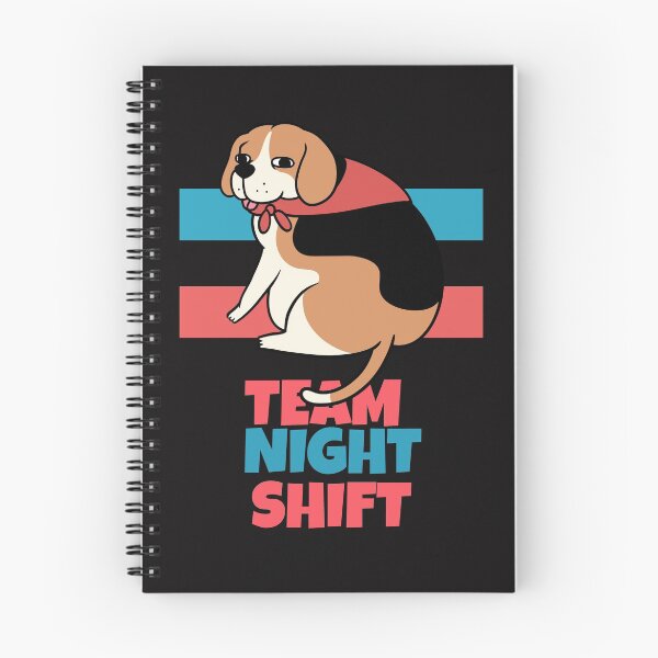 Item preview, Team Night Shift Chubby Beagle Dog Lover  designed and sold by CharisCreatives.