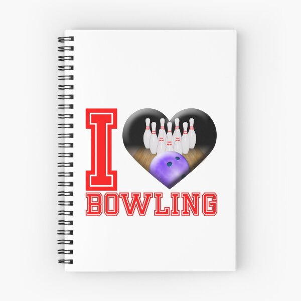 Item preview, I Love Heart Ten Pin Bowling designed and sold by iheartsport.