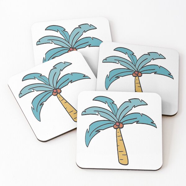 Item preview, palm tree cartoon, palm tree, coconut, tropical tree, tropical island, ,  designed and sold by Nostrathomas66.