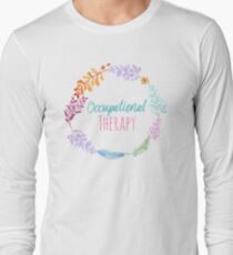 Occupational Therapy Wreath Long Sleeve T-Shirt