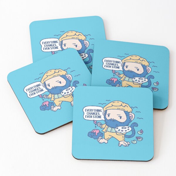 Item preview, Funny Animal pun Claude Monket with quote  designed and sold by SPIRIMAL.