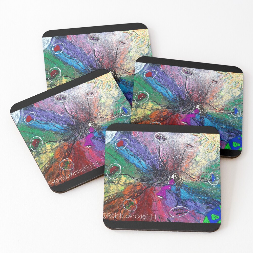 Item preview, Coasters (Set of 4) designed and sold by Rainbowpixie.