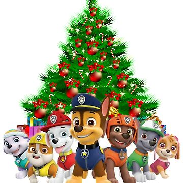 Pegatina for Sale con la obra «Patrulla Canina Ryder Chase Rubble Skye The  Mighty Halloween Christmas» de PawPatrolBDuong