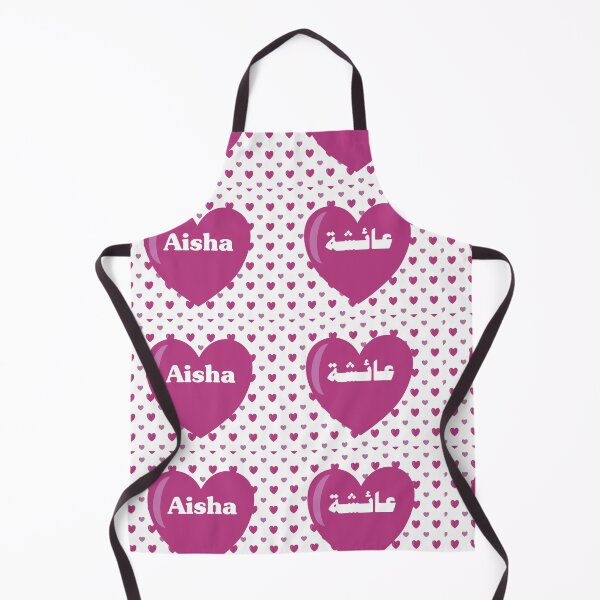 Item preview, Heartiful magenta mauve Hearts bubble print personalised English Arabic designed and sold by HalunaHappy.
