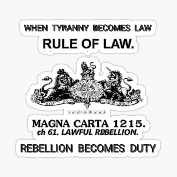 LAWFUL REBELLION Sticker