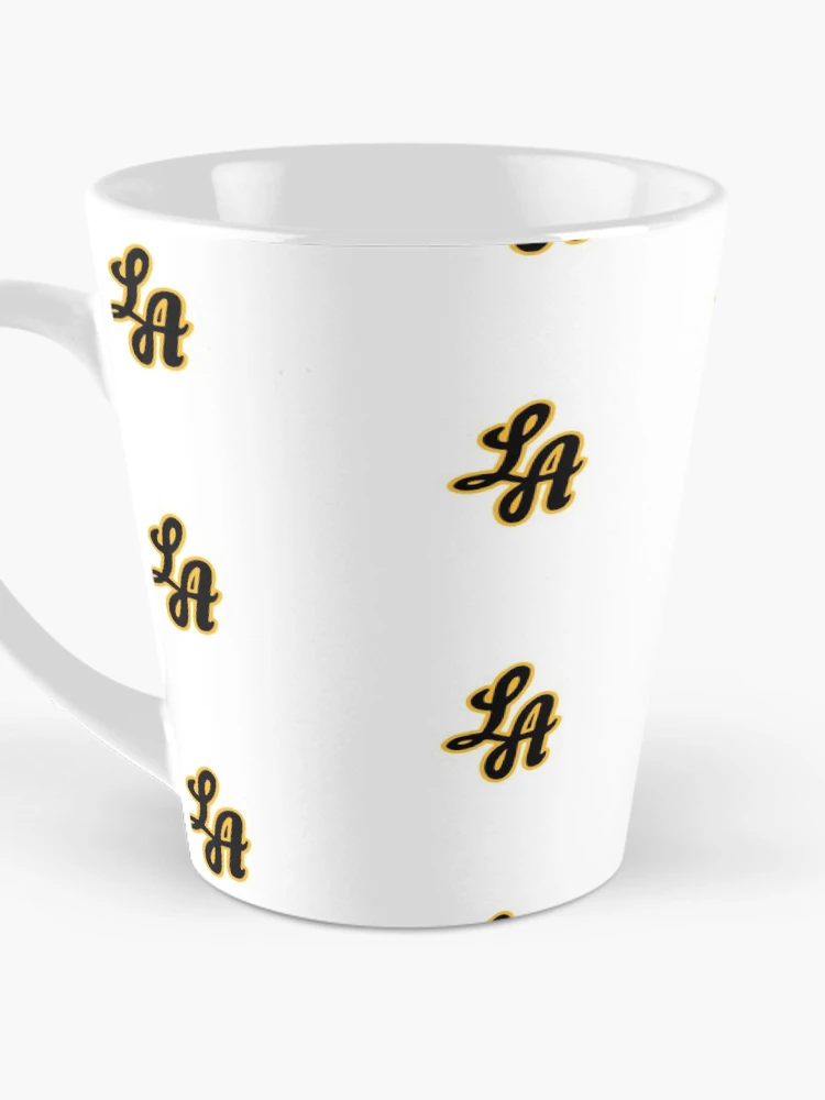 Thumbnail 3 of 4, Coffee Mug, LA Script Sticker designed and sold by evilgo.