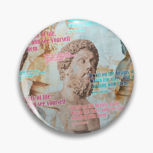 Item preview, Marcus Aurelius quote, philosophy designed and sold by Mauswohn.
