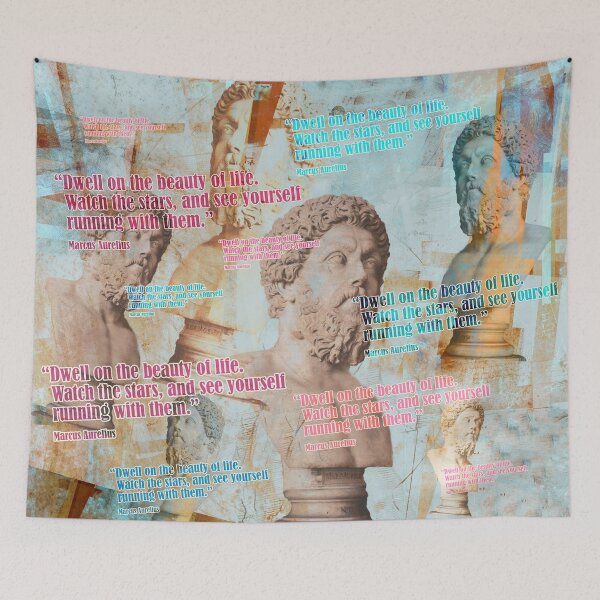 Item preview, Marcus Aurelius quote, philosophy designed and sold by Mauswohn.